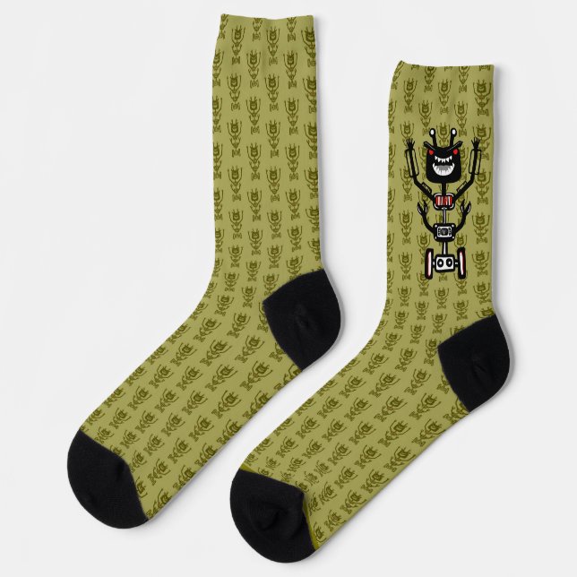 Robo Monster Socks (Left)