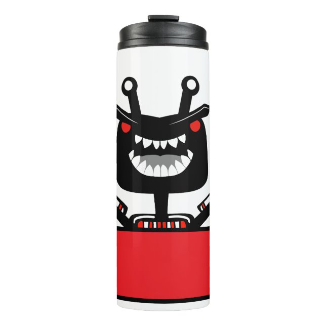 Robo Monster T-Shirt Thermal Tumbler (Front)