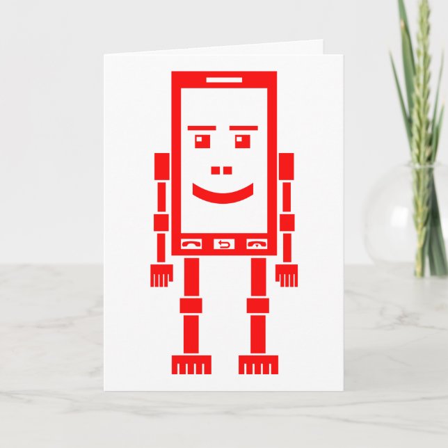 Robo-phone - Red Card (Front)