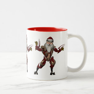 Robo Santa Two-Tone Coffee Mug