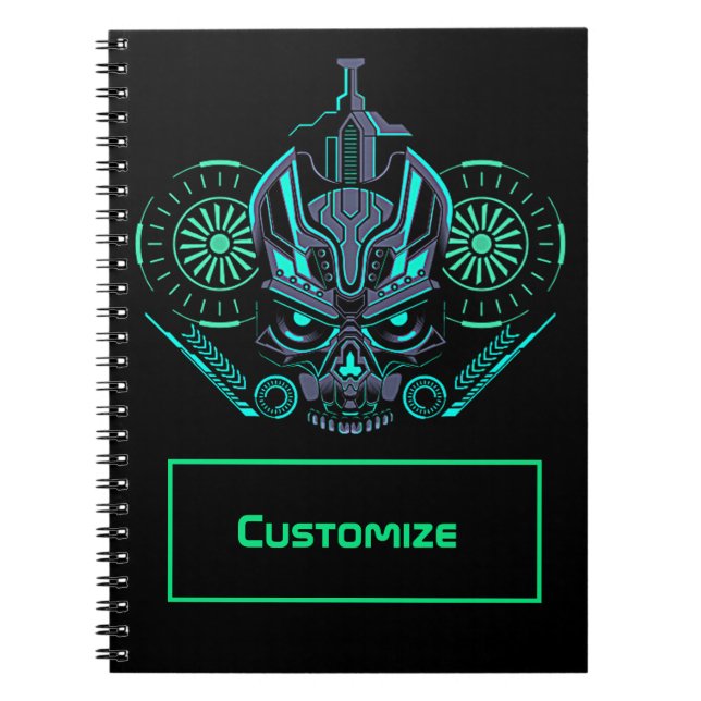 Robo Skull Notebook (Front)