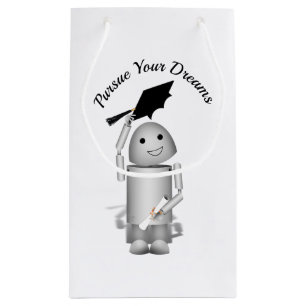Robo-X9 Robot Grad Cap Graduation Small Gift Bag