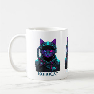 RoboCat - Cat Coffee Mug