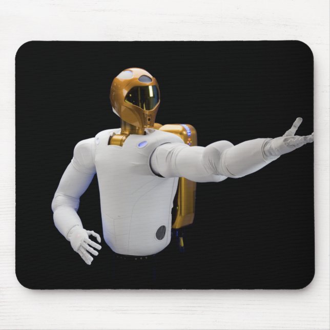 Robonaut 2, a dexterous, humanoid astronaut hel 2 mouse pad (Front)