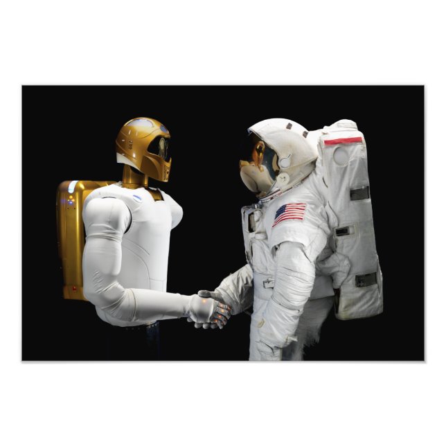 Robonaut 2, a dexterous, humanoid astronaut hel 2 photo print (Front)