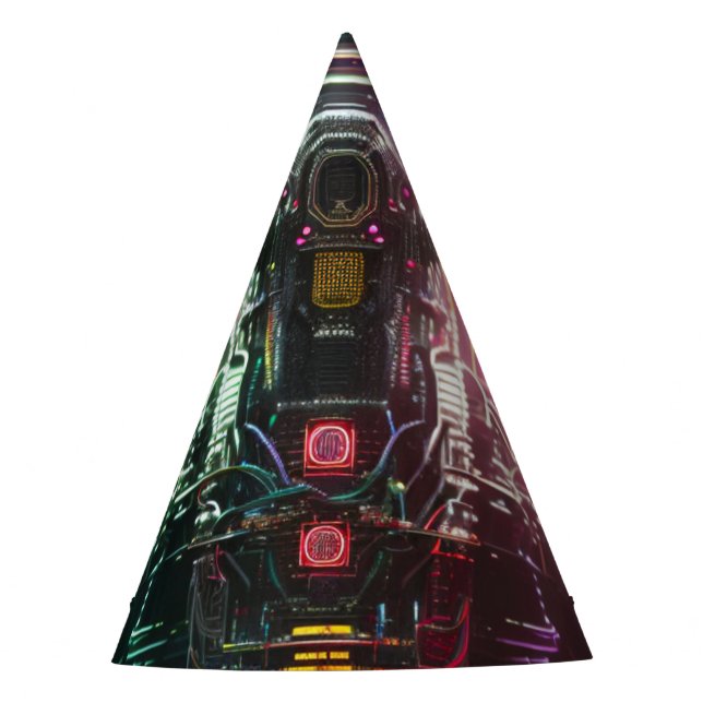 Robot 1 party hats (Front)