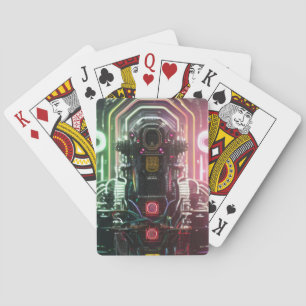 Robot 1 Poker playing cards