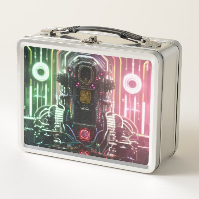 Robot 1 stainless lunchbox (Front)