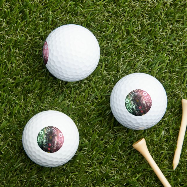 Robot 1 value golf balls 3 pk (Insitu Grass)
