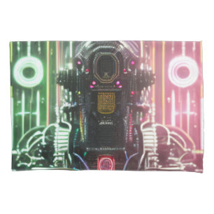 Robot 1 white standard pillowcase