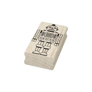 Robot 200423(01) rubber stamp