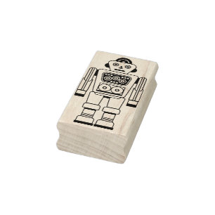 Robot 200423(02) rubber stamp
