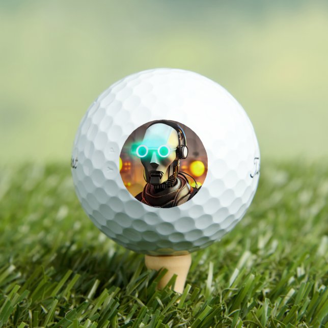 Robot 2 2023 Titleist Pro V1 golf balls 12 pk (Insitu Tee)