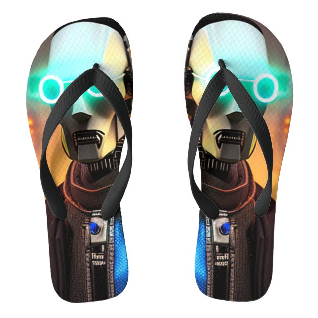 Robot 2 wide flip flops (Footbed)