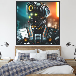 Robot 3 canvas print