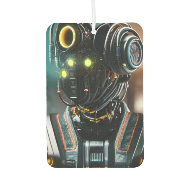 Robot 3 car air freshener (Front)