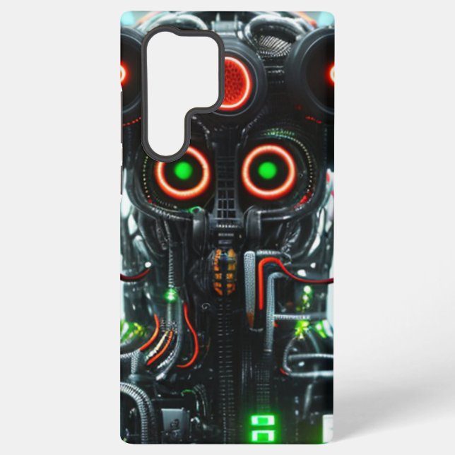 Robot 3 Samsung S22 Ultra phone case (Back)