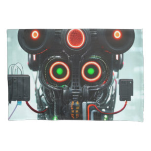 Robot 3 standard pillowcase 2 sided