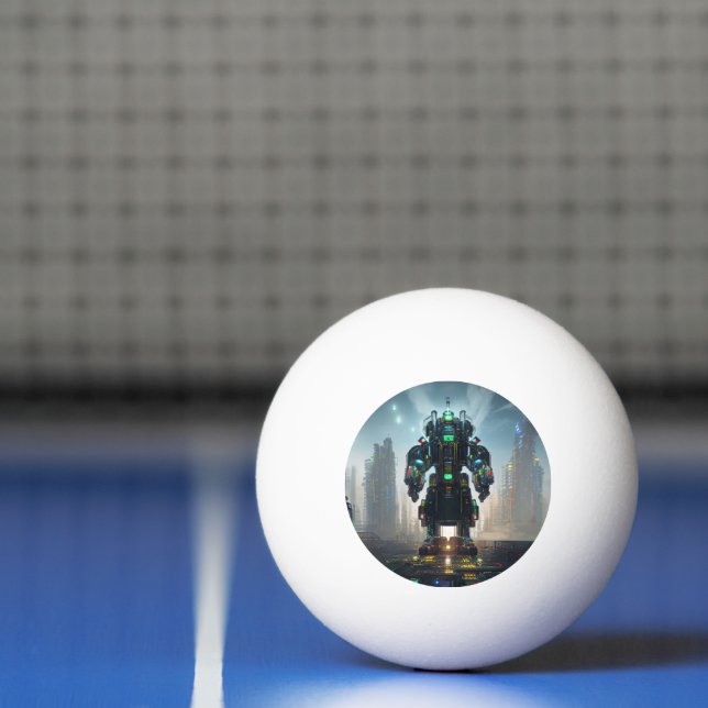 Robot 4 3-star ping pong ball (Net)