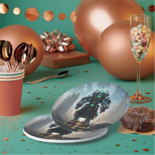 Robot 4 paper plates