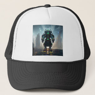 Robot 4 trucker hat