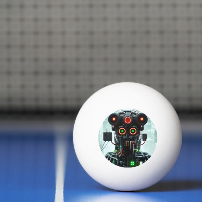 Robot 5 3-star ping pong ball (Net)
