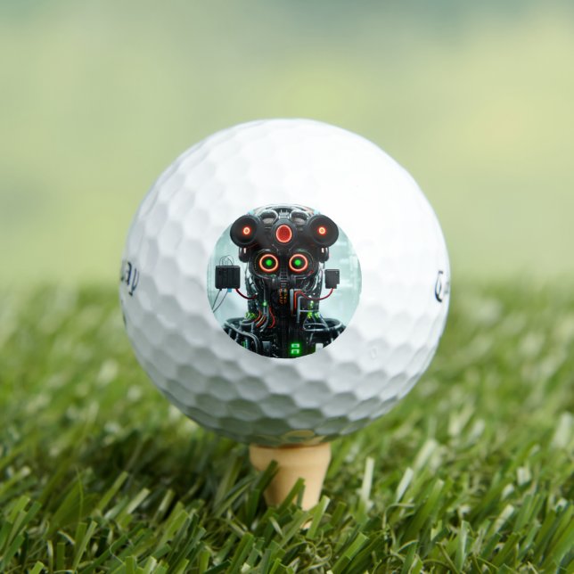 Robot 5 Callaway Supersoft golf balls 12 pk (Insitu Tee)