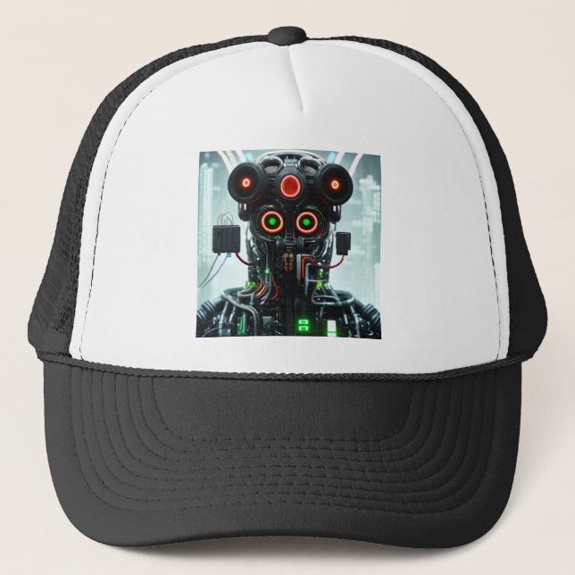 Robot 5 trucker hat (Front)