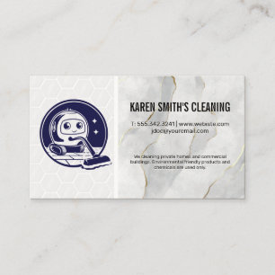 Robot Ai Cleaner House Services Maid Business Card