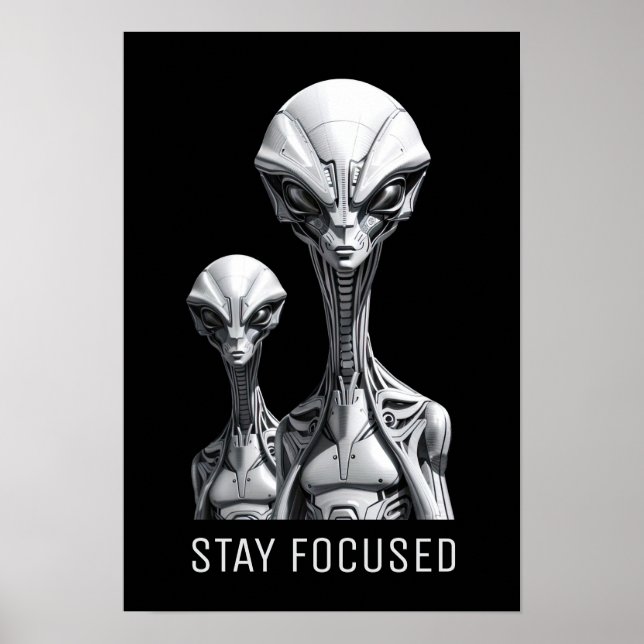 Robot Aliens Poster (Front)