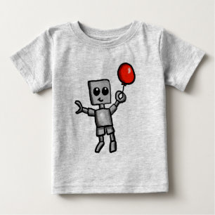Robot and Red Balloon Shirt
