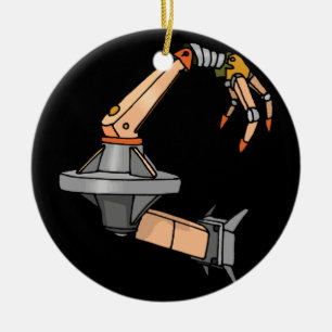 Robot Arm Ceramic Ornament