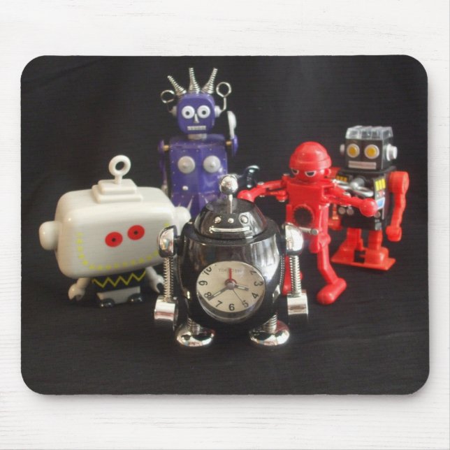 Robot Army Mouspad Mouse Pad (Front)