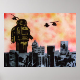 Robot Attack Poster