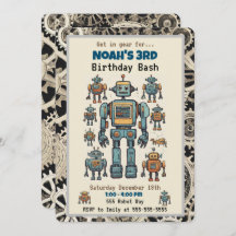 Robot Birthday Party