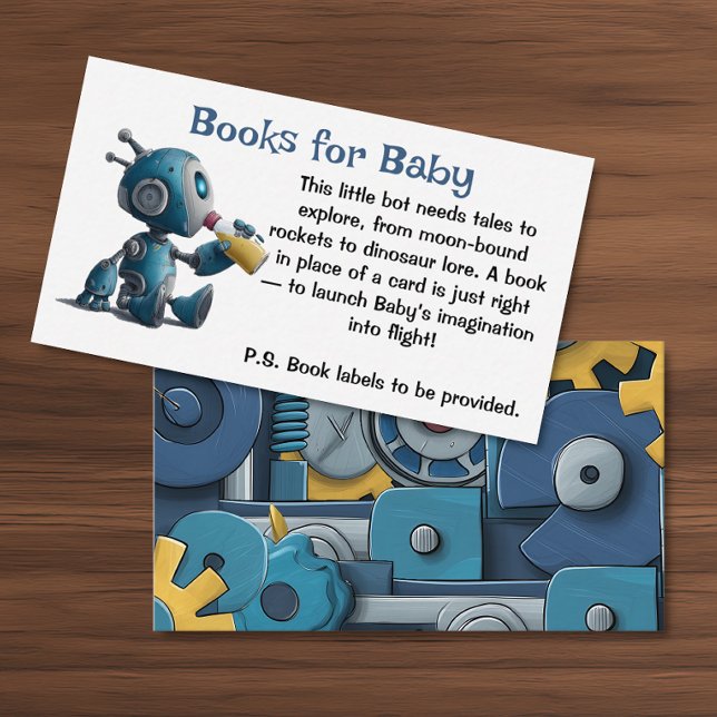 Robot Books for Baby Enclosure Card (Creator Uploaded)