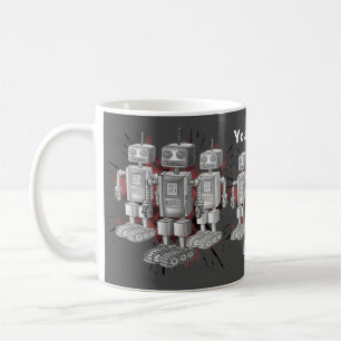 Robot Brigade custom name Mug