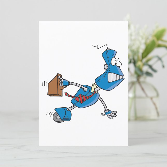 Robot Business Executive Invitation (Creator Uploaded)