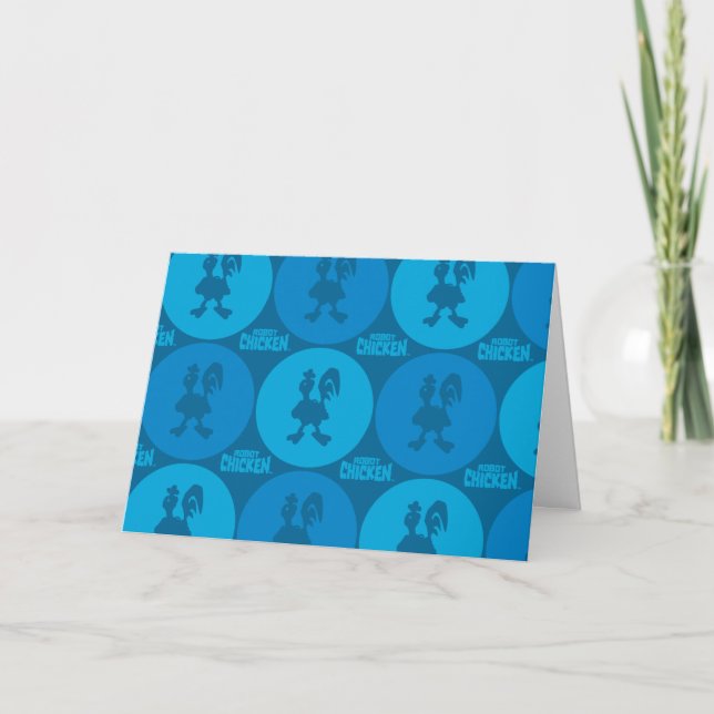 Robot Chicken Circle Pattern Card (Front)