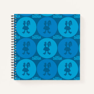 Robot Chicken Circle Pattern Notebook