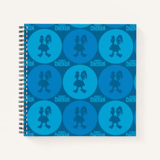 Robot Chicken Circle Pattern Notebook