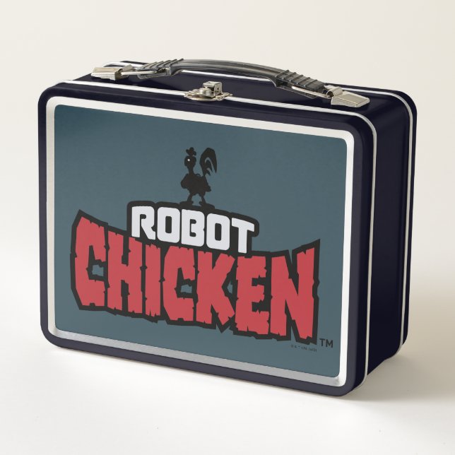 Robot Chicken Logo Metal Lunch Box (Front)