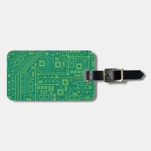 Robot Circuit Board Luggage Tag