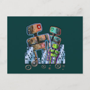 Robot City Postcard