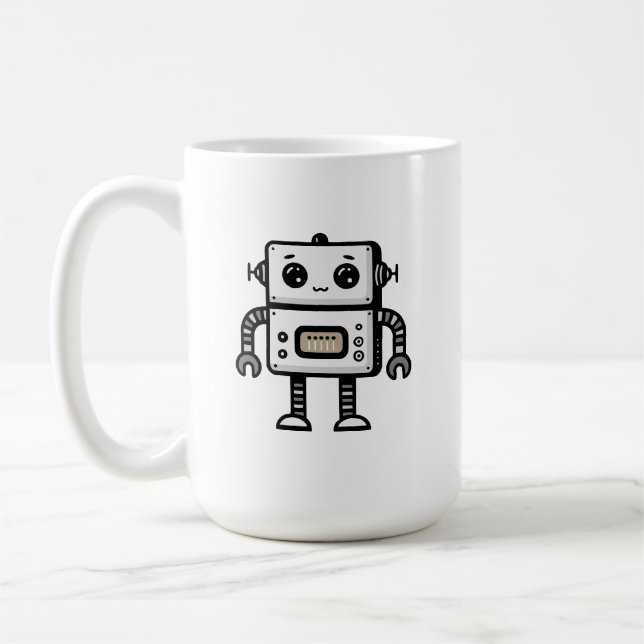 Robot Coffee Mug (Left)