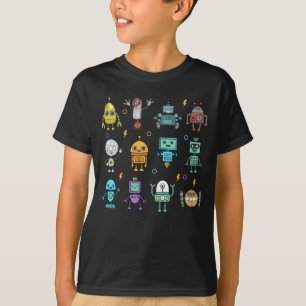 Robot Collection Funny Robotics T-Shirt