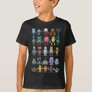 Robot Collection Science Technology Robots T-Shirt