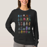 Robot Collection Science Technology Robots T-Shirt<br><div class="desc">Robot Collection Science Technology Robots. Robot Lover Robotics Kids.</div>