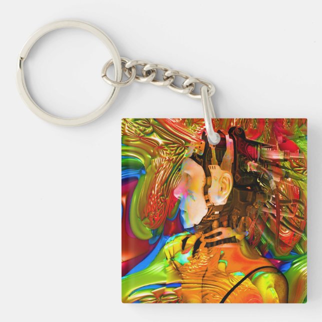 Robot Connection Key Ring (Front)