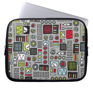 Robot Controls 3000 Laptop Sleeve